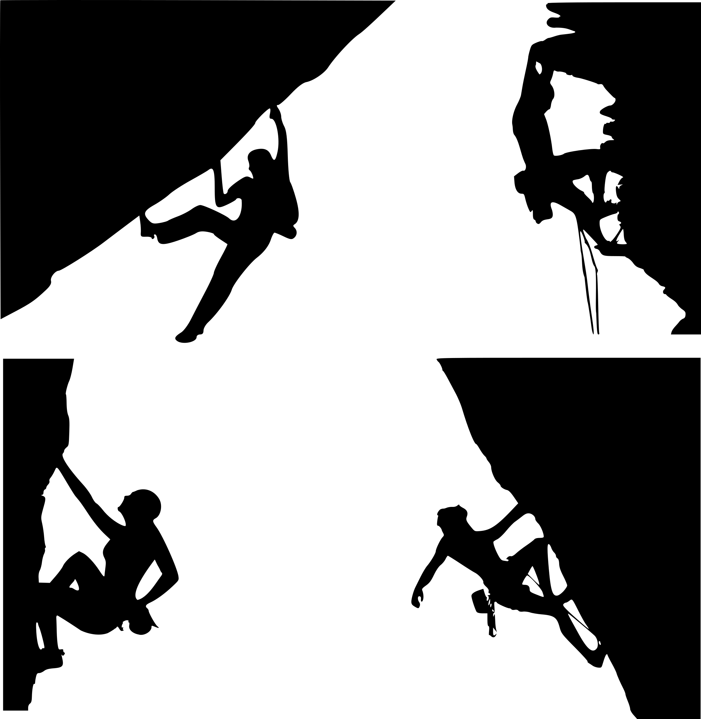 Mountain, Climbing Sports Rock Rock Climbing Climb - Rock Climbing Silhouette (1246x1280), Png Download