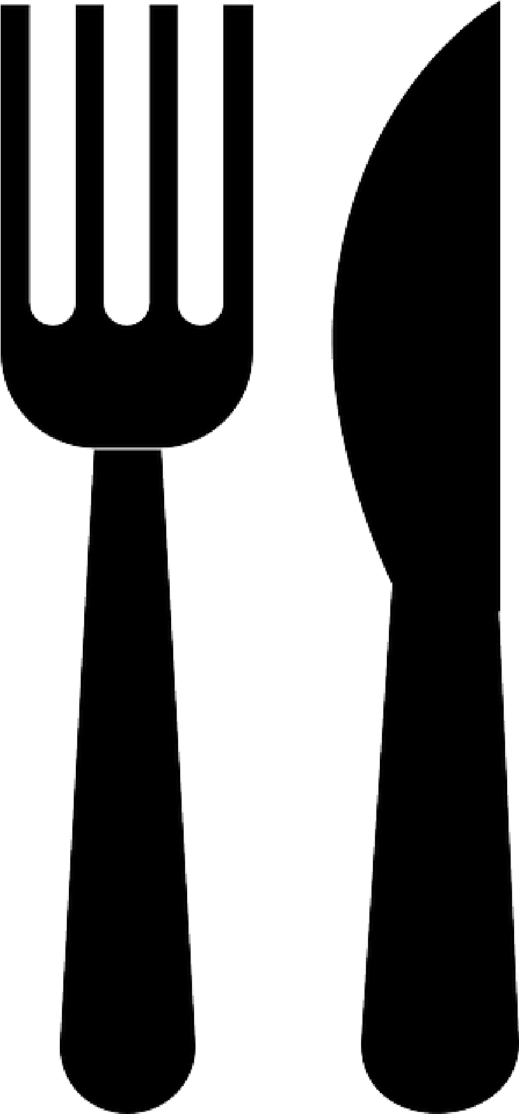 Mb Image/png - Cutlery Clip Art (800x1600), Png Download