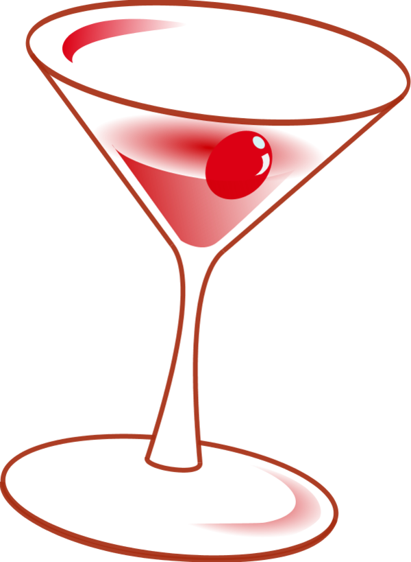 Clip Art Martini - Copa De Martini Vectores (600x819), Png Download