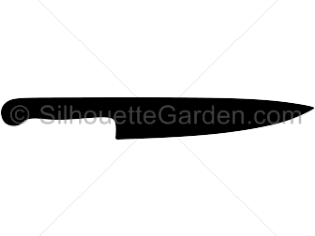 Silhouette Clipart Knife - Utility Knife (640x480), Png Download