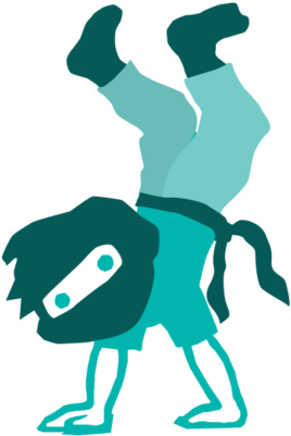 Get Fit Ninja Style Children Will Navigate Challenging - Cartoon (291x413), Png Download