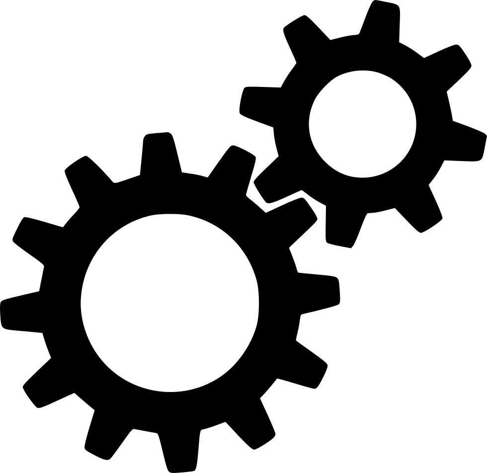 Png File - Gear Wheels Icon Png (980x952), Png Download