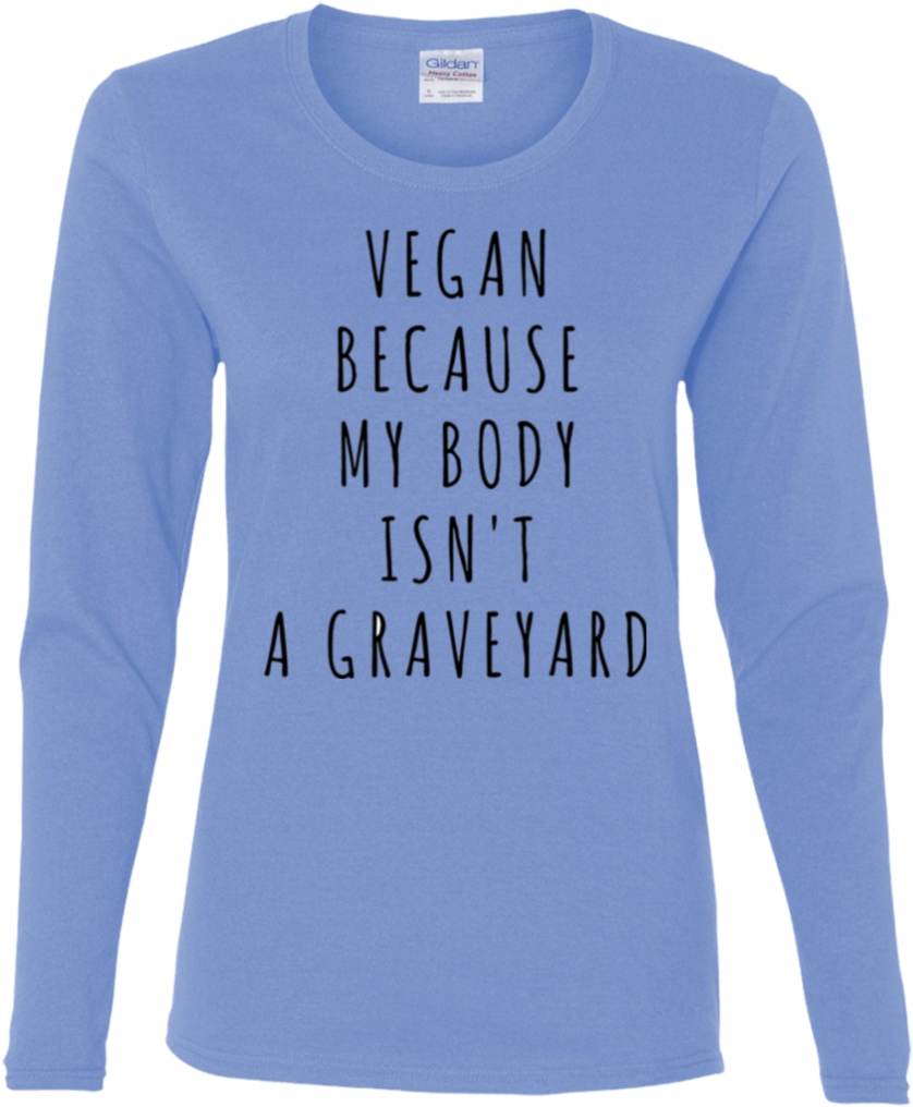 Body Isn't Graveyard Long Sleeve T-shirt - Shirt (1024x1024), Png Download