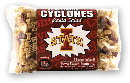 Iowa State Cyclones Pasta Salad - Iowa State Cyclones #1 Fan Decal (600x450), Png Download