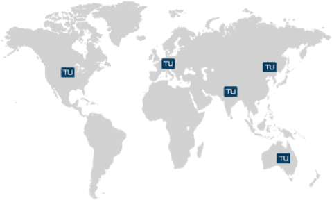 We Solve Tasks Sucessfully All Over The World - World Map Without Borders (500x300), Png Download
