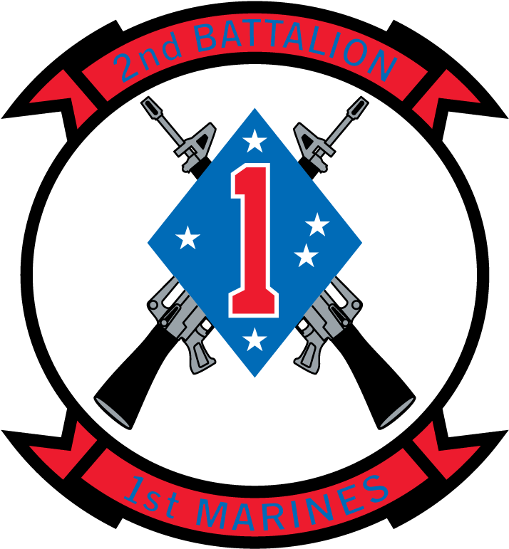 2nd Battalion 1st Marines - 2nd Battalion 1st Marines Patch (800x800), Png Download