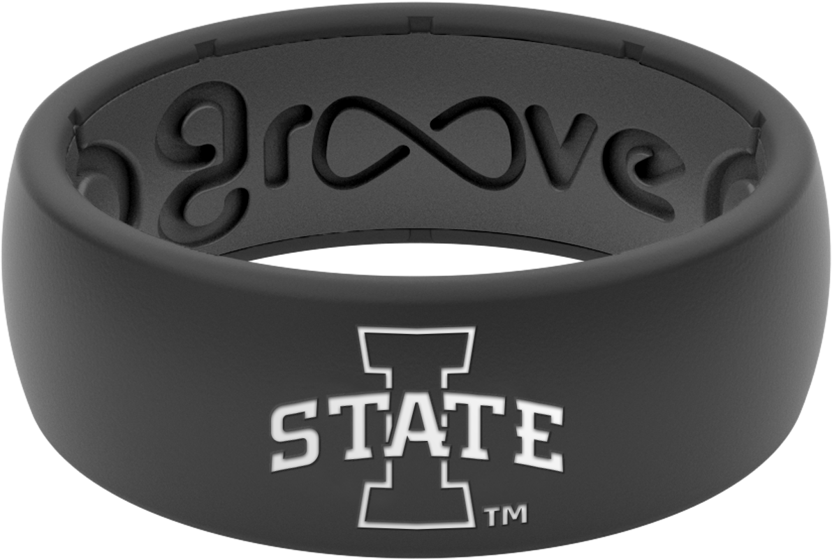 Iowa State Collegiate Silicone Rings - Collegiate Beads Sterling Silver Iowa State University (1920x1280), Png Download