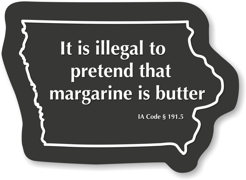 Illegal To Pretend Margarine Is Butter Iowa Novelty - Netter's Illustrated Human Pathology [book] (800x800), Png Download