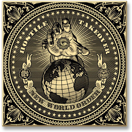 Nwo Hostile Takeover, Bilderburgers - Hostile Takeover New World Order (440x440), Png Download