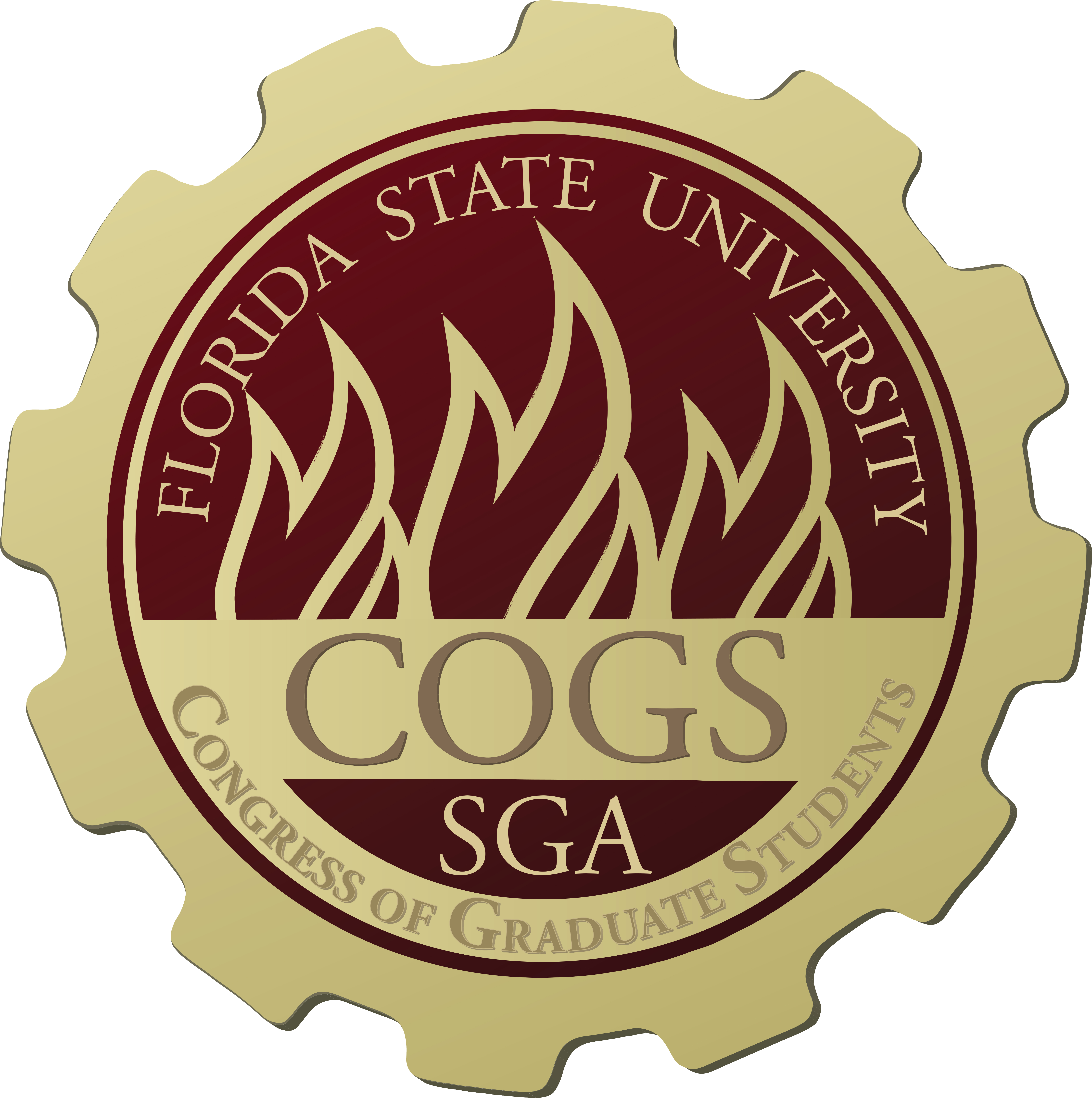 Black - Fsu Cogs Logo (6638x6676), Png Download