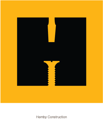 "hemby Construction Is A Locally Based Construction - Cool Construction Logo (467x467), Png Download