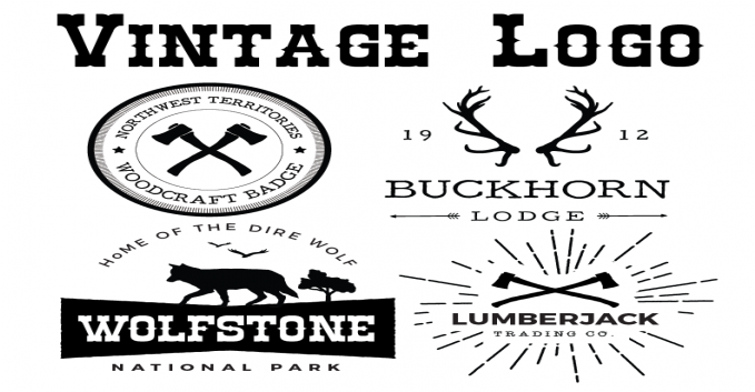 Design Vintage Wild Logo - Poster (678x458), Png Download