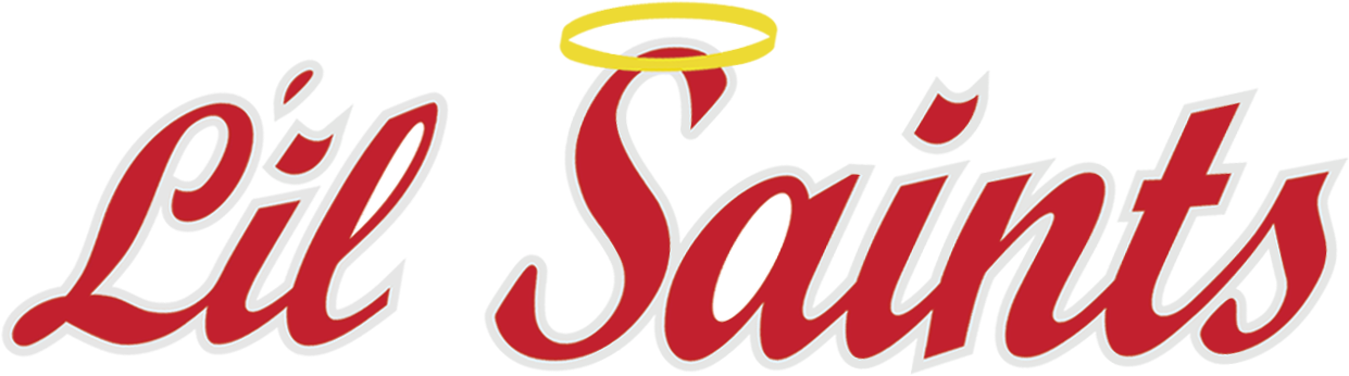 Lil' Saints - Lil Saints Softball (1245x360), Png Download