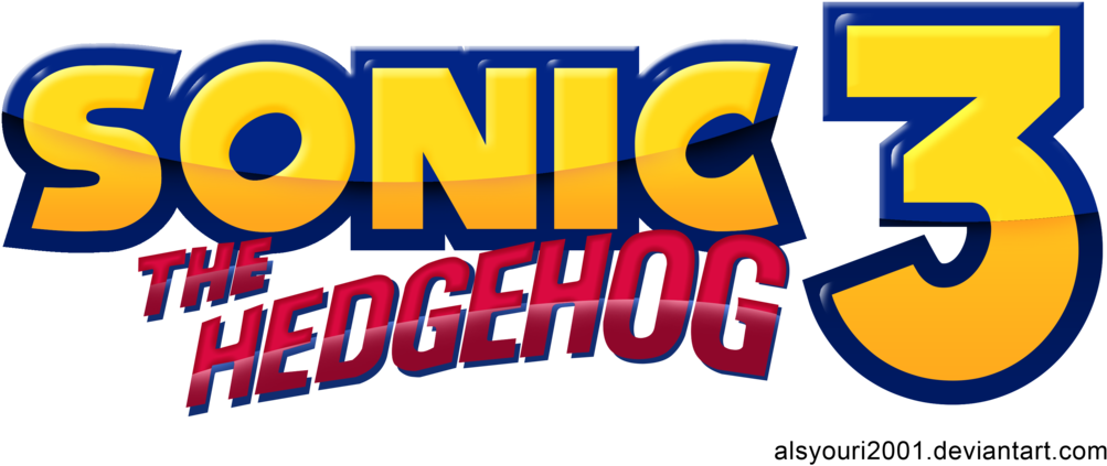 Sonic The Hedgehog Logo Transparent Png - Sonic The Hedgehog 3 (1024x431), Png Download