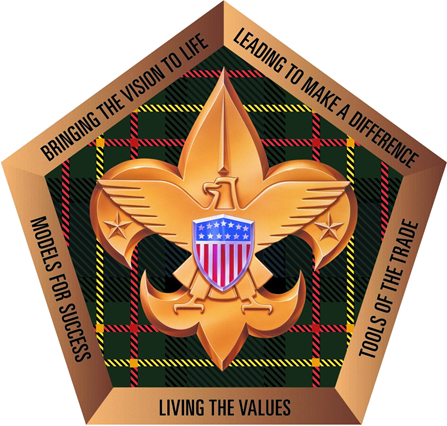 Wood Badge Is Bsa's Ultimate Leadership Training For - Wood Badge Symbol (447x426), Png Download