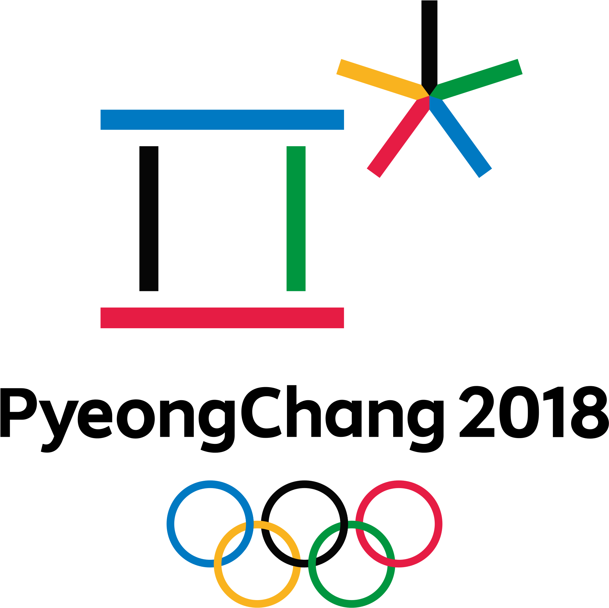 Open - Pyeongchang Winter Olympics Logo (2000x2000), Png Download