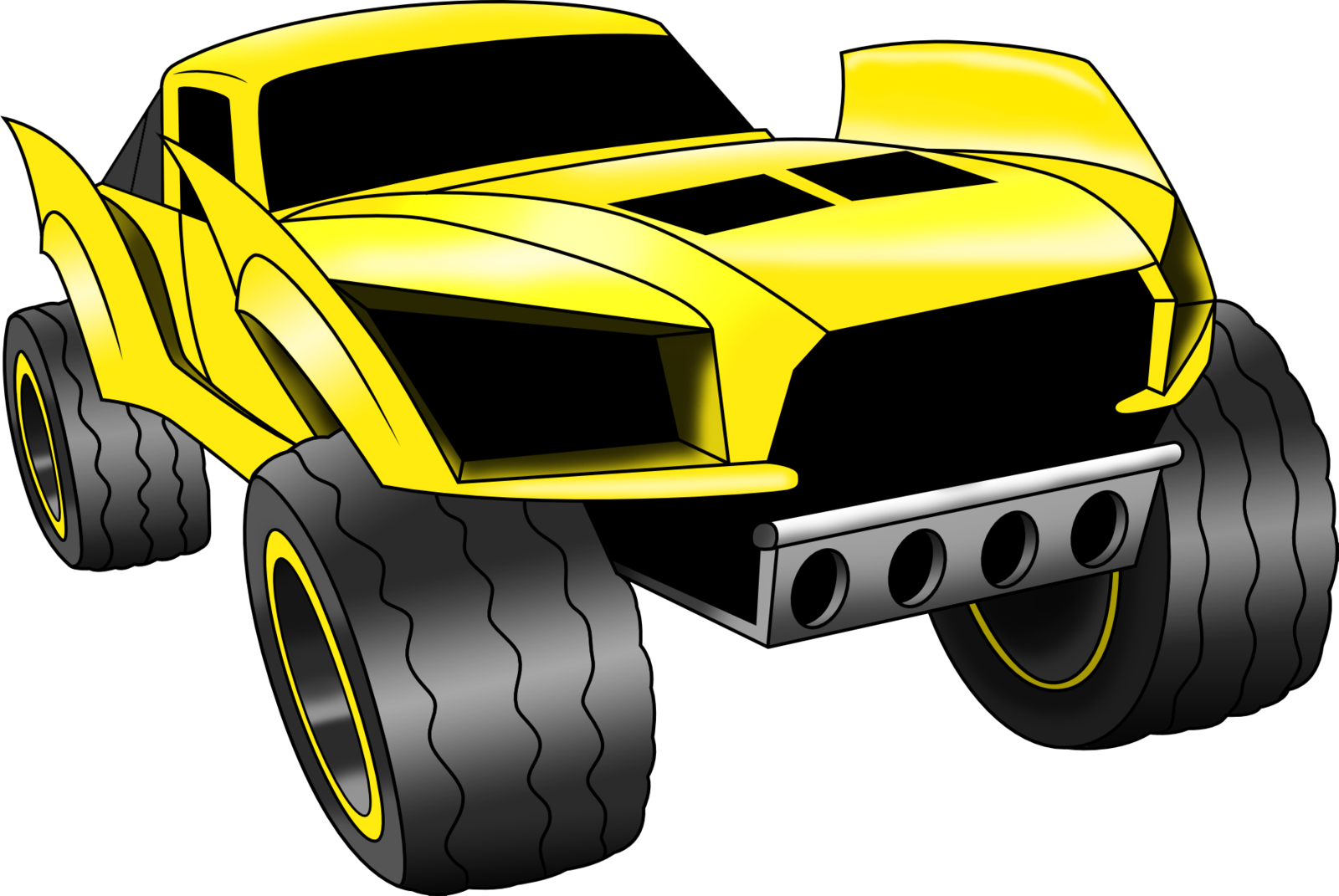 Hot Wheels Baja Truck Png Clipart - Hot Wheels Clip Art (1600x1071), Png Download