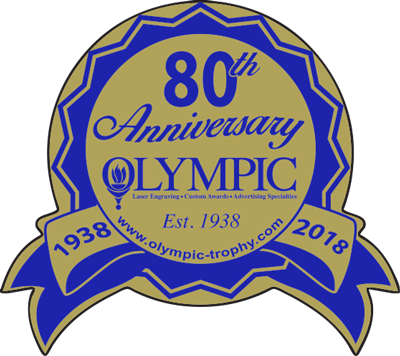 Olympic Trophy 80th Anniversary Ribbon - Olympic (400x356), Png Download
