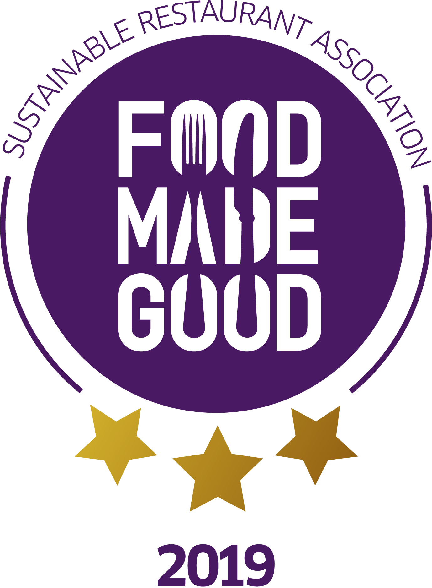 Sra 3 Star Badge For Web - Food Made Good 2017 (1000x1358), Png Download