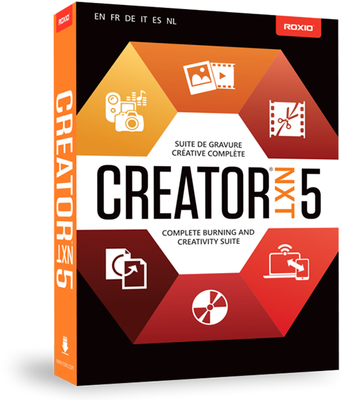Roxio Creator Nxt - Version 5 - Licence (480x564), Png Download