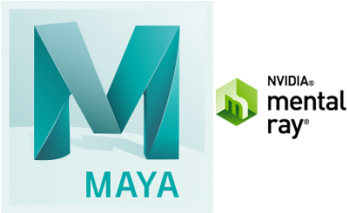 Mental Ray Plug-in For Autodesk Maya 1 Year Floating - Autodesk Maya 2018 Logo (348x348), Png Download