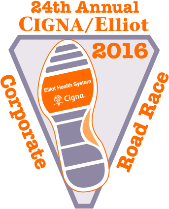 24th Annual Cigna/elliot Corporate 5k Road Race - Twenty Fifth Annual Cigna Elliot Corporate Road Race (372x455), Png Download