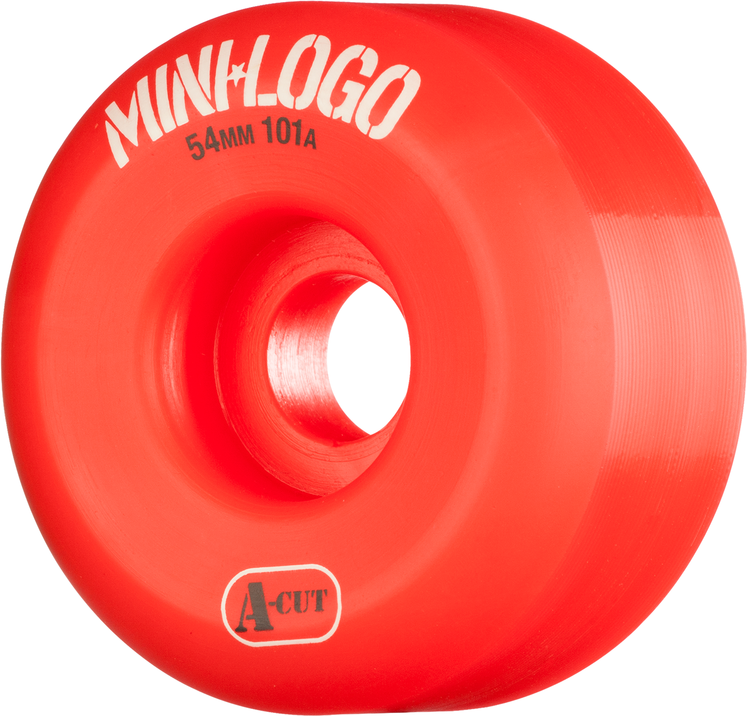 Mini Logo Standard Skateboard Wheels - Mini Logo Skateboard Wheel A-cut 56mm 101a Red 4pk (1500x1500), Png Download