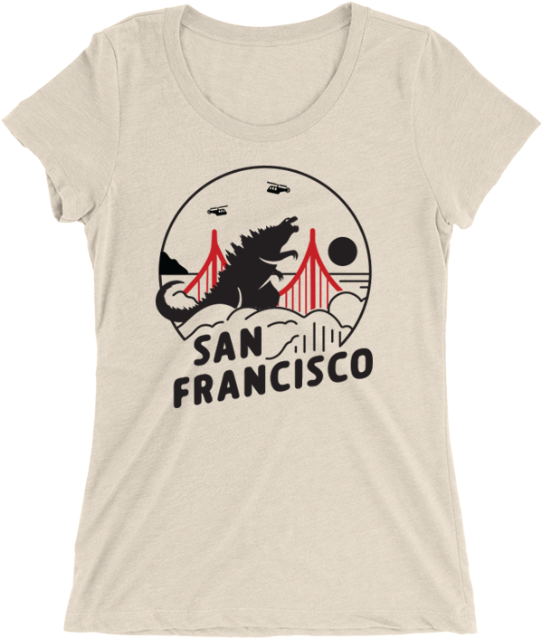 San Francisco Tee (750x804), Png Download