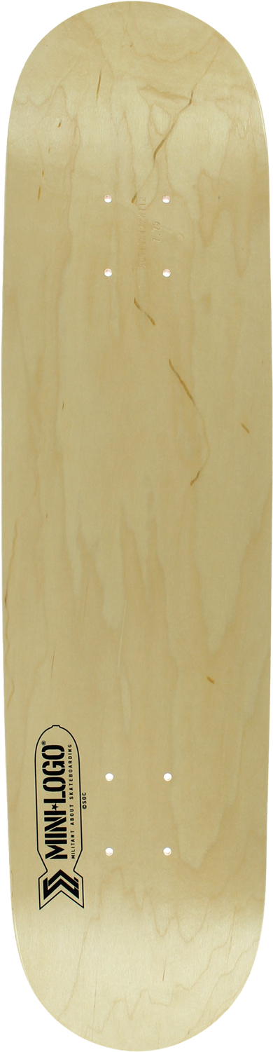 Mini Logo Small Bomb Natural Skateboard Deck - Skateboard Deck (1500x1500), Png Download