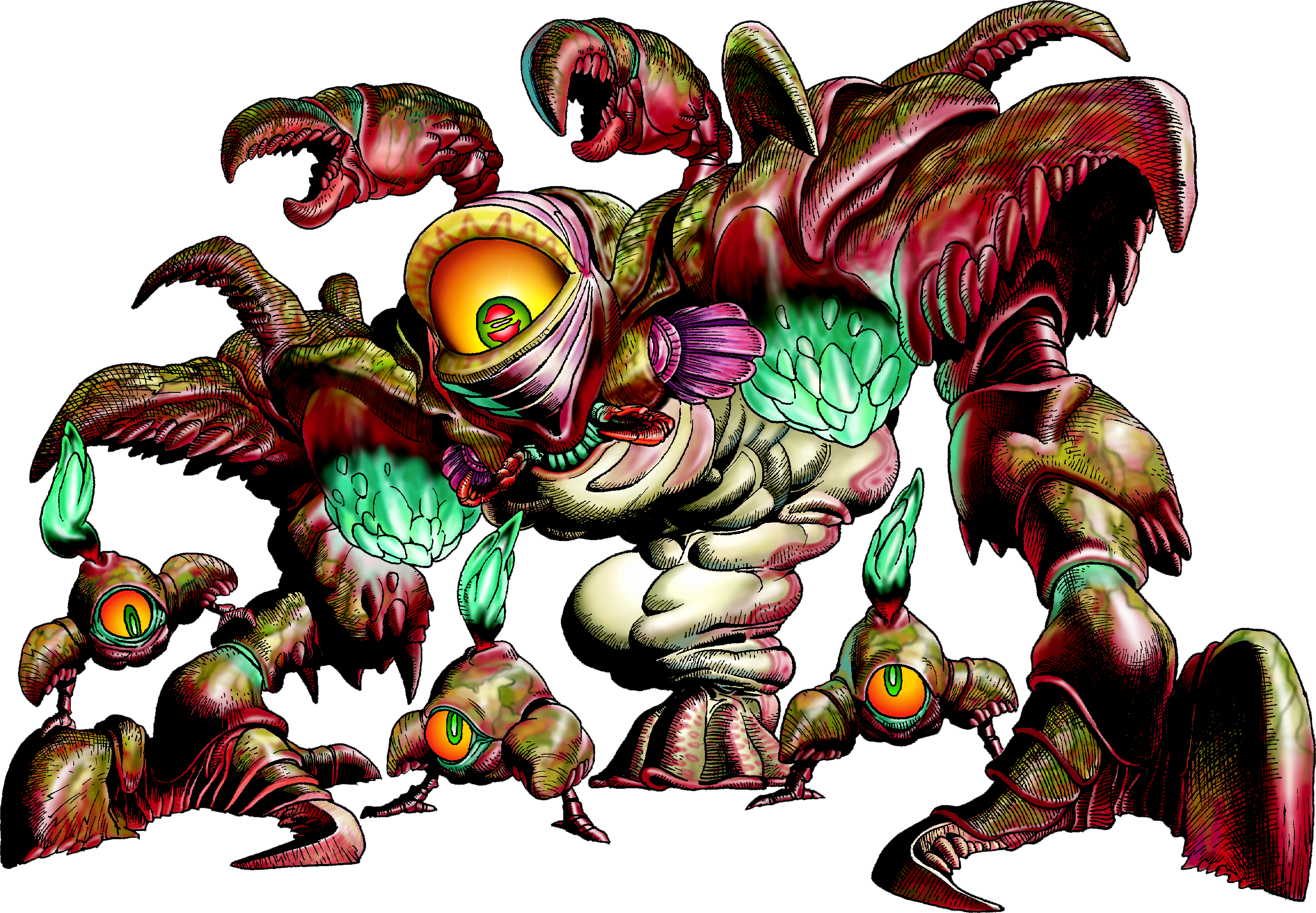 Parasitic Armored Arachnid - Legend Of Zelda: Art & Artifacts [book] (2875x1994), Png Download
