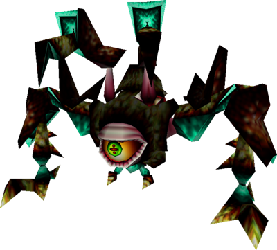 Queen Gohma Ocarina Of Time In Game Model - Zelda Ocarina Of Time Boss 1 (400x361), Png Download