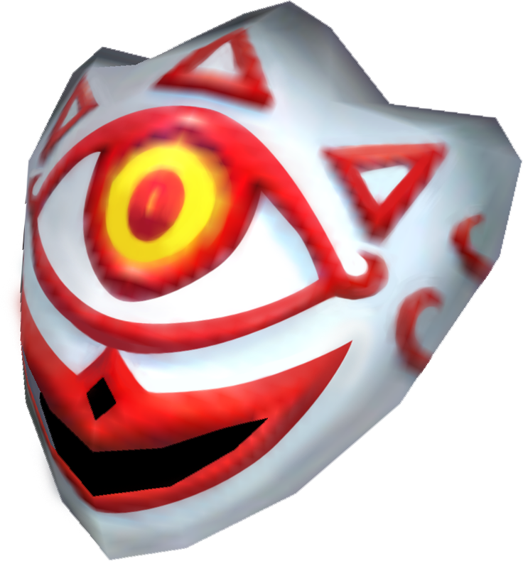 Majora's Mask Eye Mask (736x790), Png Download