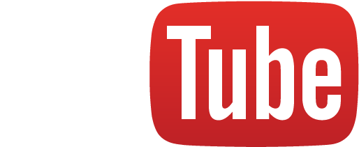 Youtube Logo Full Color - Youtube Logo White Red Png (593x233), Png Download