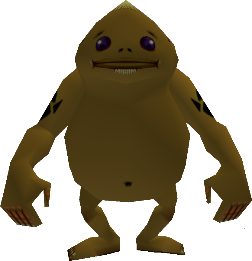 Goron Ocarina Of Time (834x864), Png Download