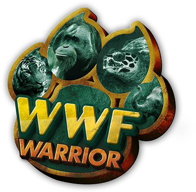 Targeting Young People Of Indonesia, Wwf Warrior Approaching - Label (600x424), Png Download