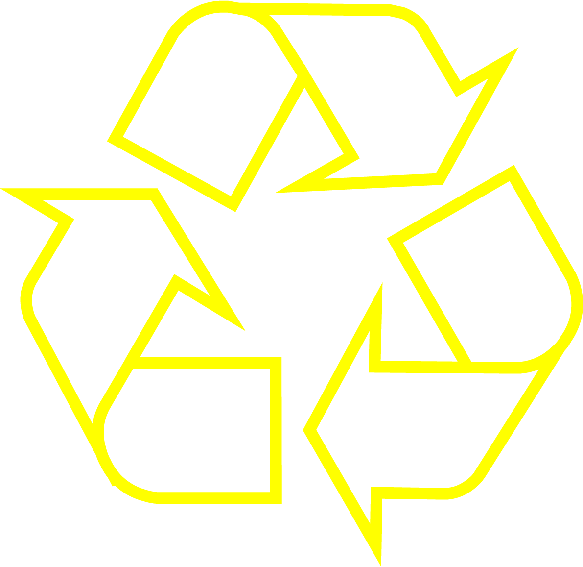 Neon Recycle Sign (1200x1171), Png Download
