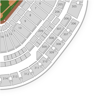 Target Field Detailed Seating Chart Png