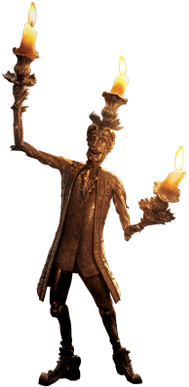 Lumière Movie - Beauty And The Beast Movie Lumiere (400x400), Png Download