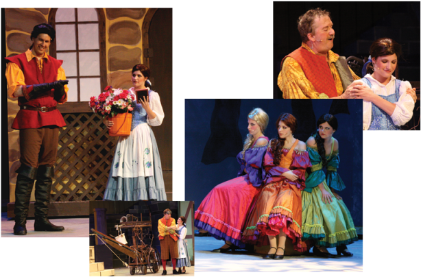 <p> Disney's Beauty And The Beast - Stage (649x432), Png Download