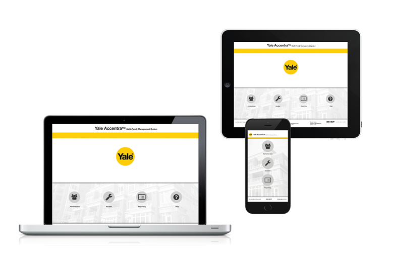 Yale Accentra™ Multi-family Software - Electronic Lock (1020x510), Png Download