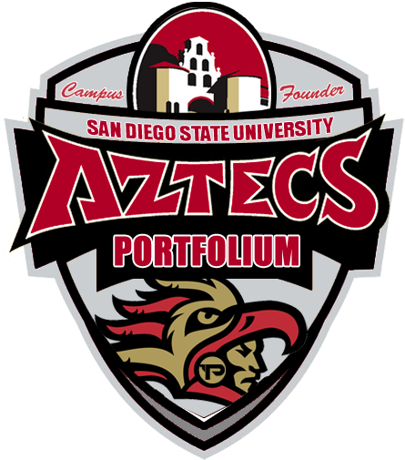 Check Out The New Sdsu Portfolium Campus Founder Sticker - San Diego State University (457x522), Png Download