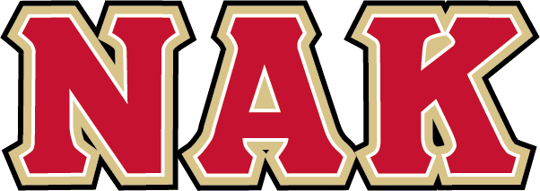 20140807 Nak Letters Red - Nu Alpha Kappa Letters (602x213), Png Download
