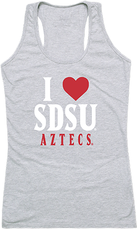 Ion College I Love Sdsu Women's Tank - College (500x500), Png Download