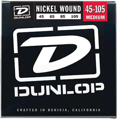 Dunlop Dunlop Nickel Plated Steel Round Wound Electric - Dunlop Bass Strings (620x500), Png Download
