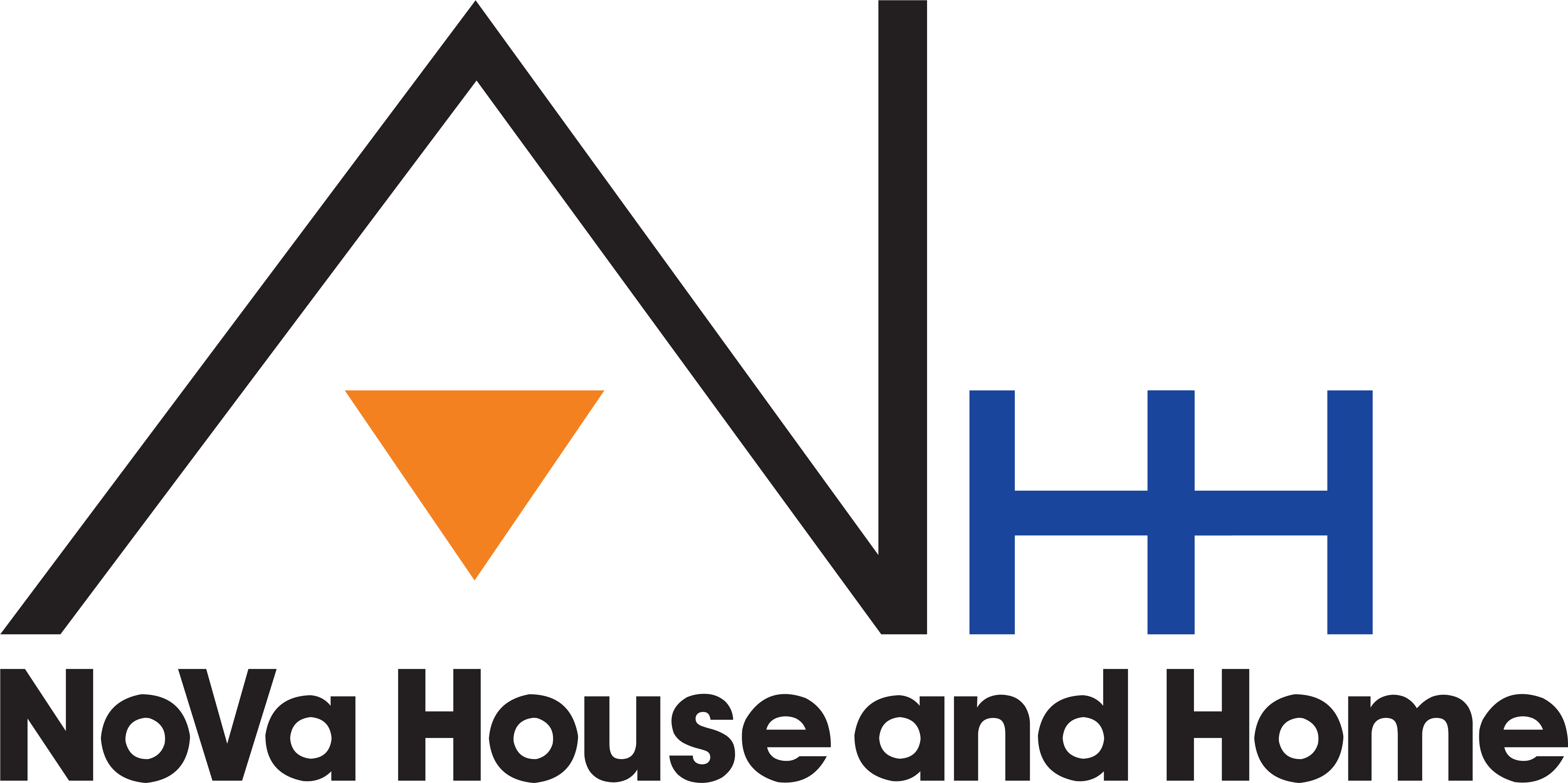 Nova House And Homes Logo - Real Estate (5687x2863), Png Download