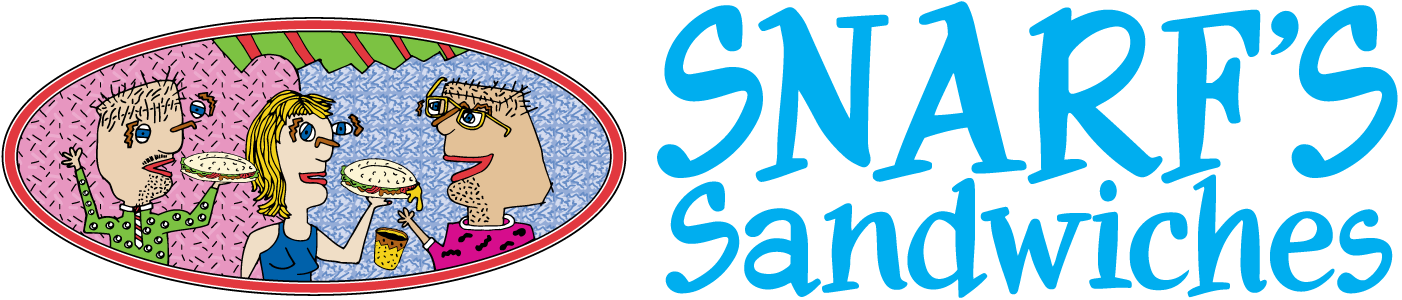 Snarf's Logo Snarf's Logo - Snarfs Sandwiches Logo (1402x300), Png Download