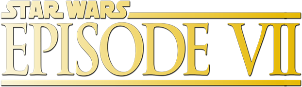 Watch Star Wars 7 Full Movie Stream Online - Star Wars Episode 7 Logo (634x199), Png Download