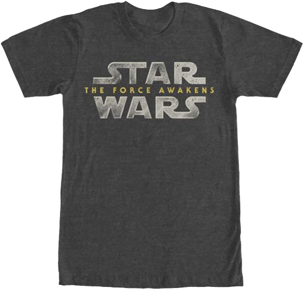 Star Wars The Force Awakens Logo T-shirt - Land Rover Defender Clothing (592x592), Png Download