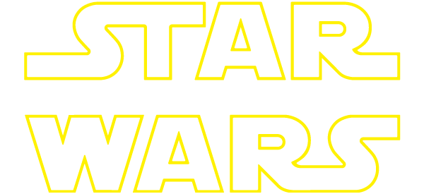 The Force Awakens - Star Wars Beach Towel - Logo 28x58 (600x275), Png Download