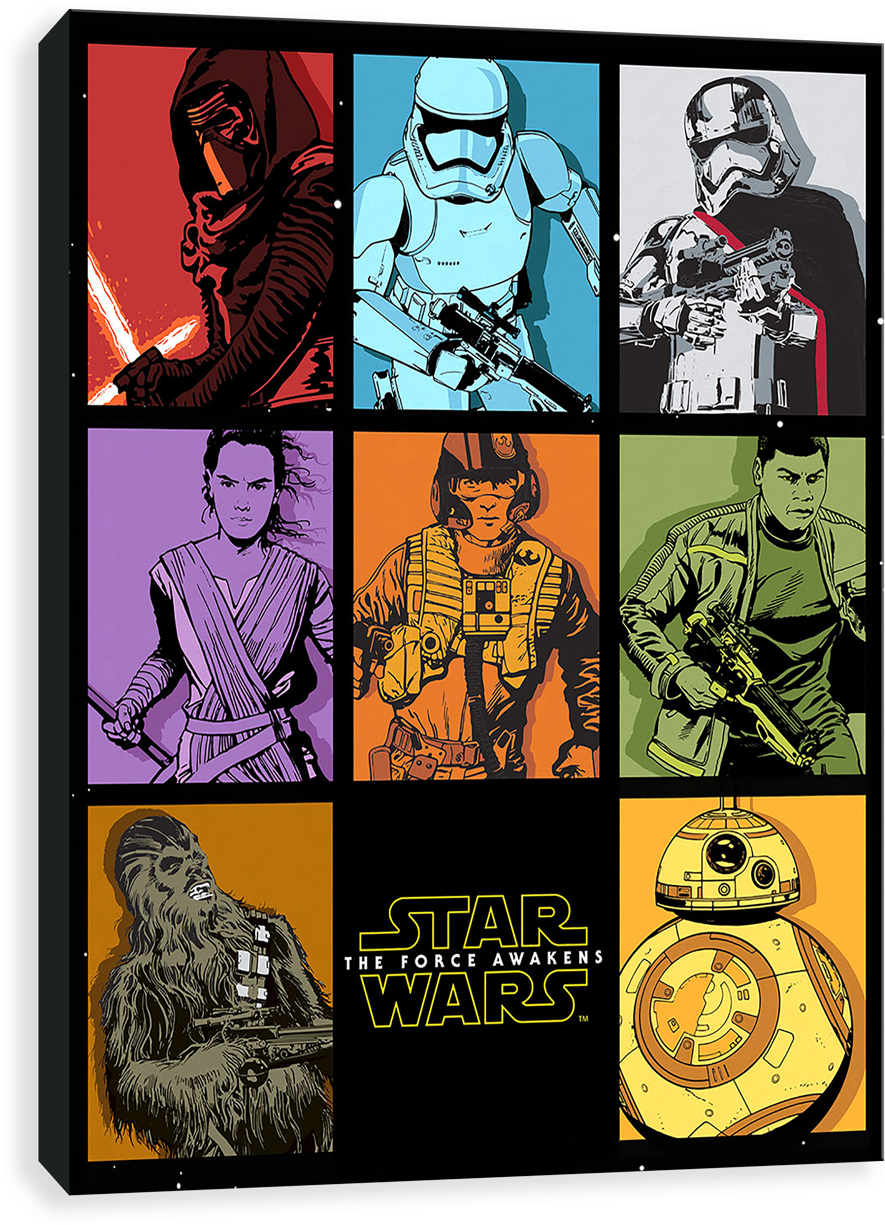 Panels Star Wars - Personalised Star Wars Card (1280x1280), Png Download
